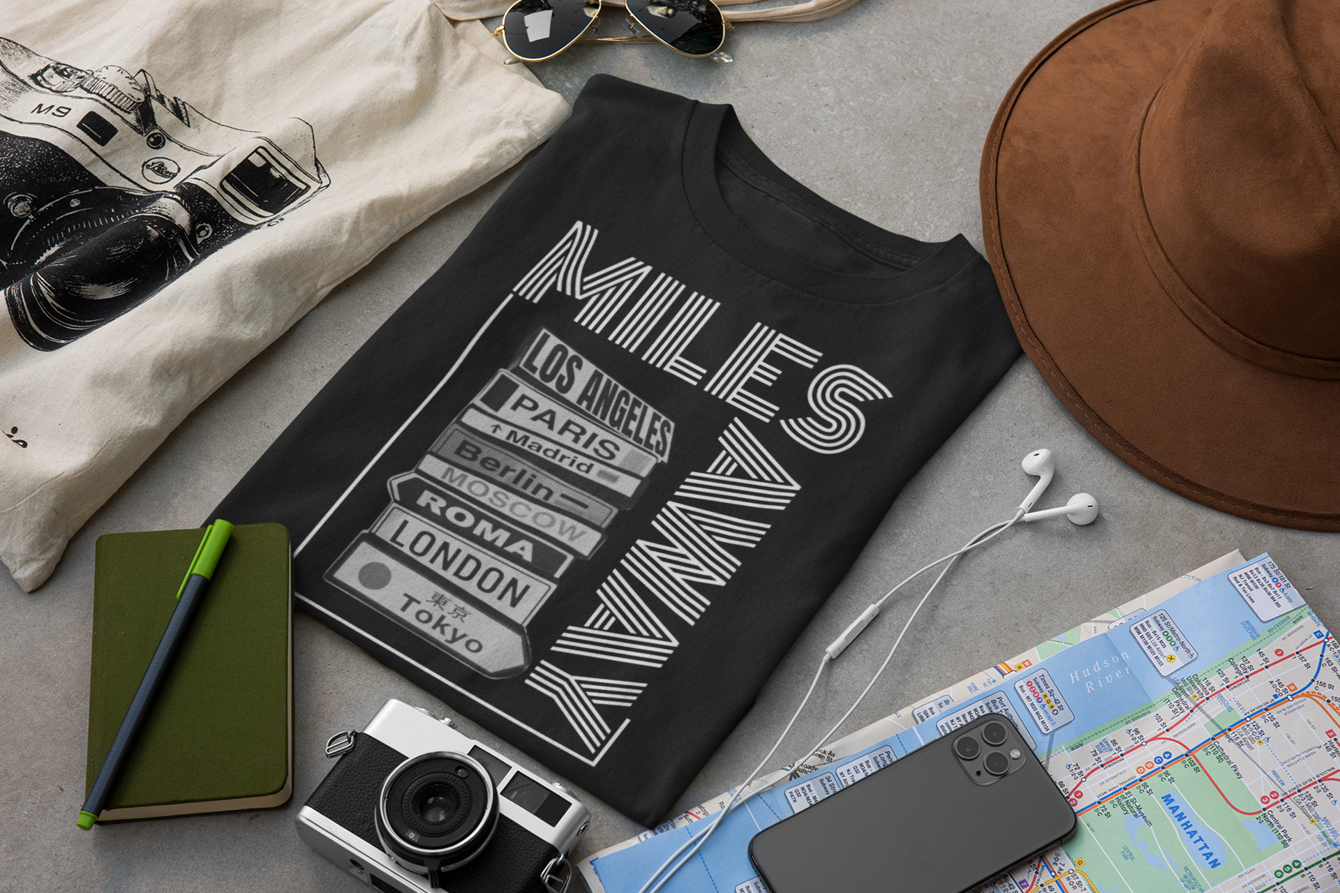  T Shirt - Miles Away- Merchandise - Aneessa