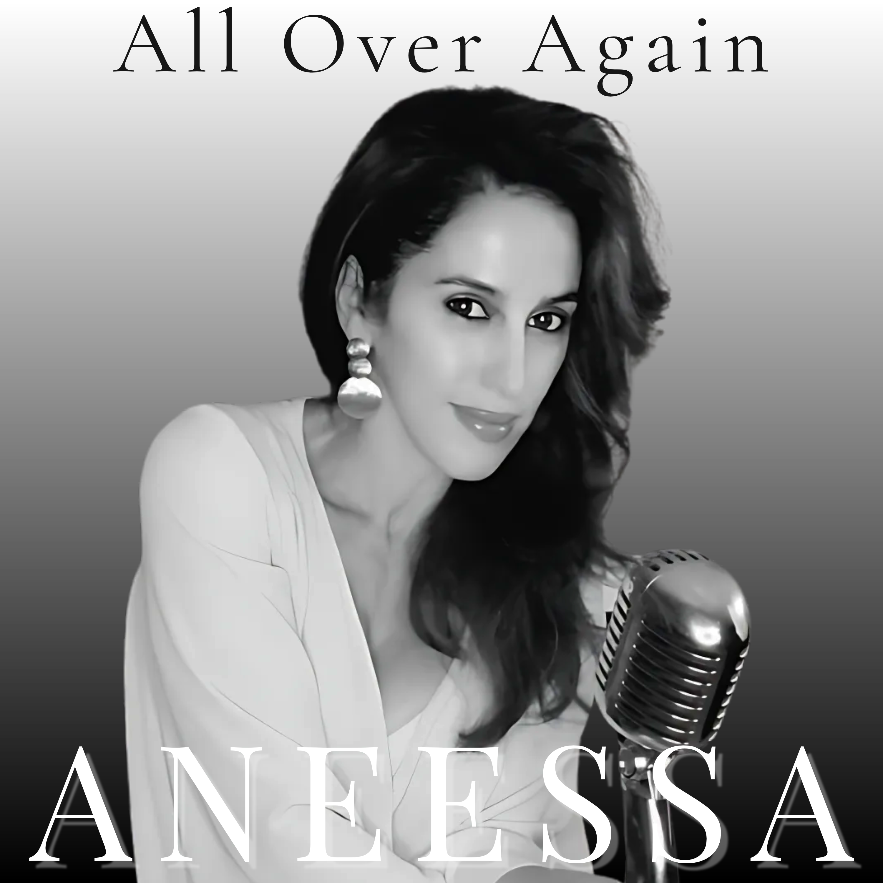 ANEESSA - ALL OVER AGAIN - smooth JAZZ CD COVER